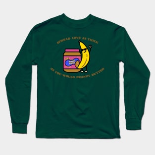 Banana and Peanut Butter Long Sleeve T-Shirt